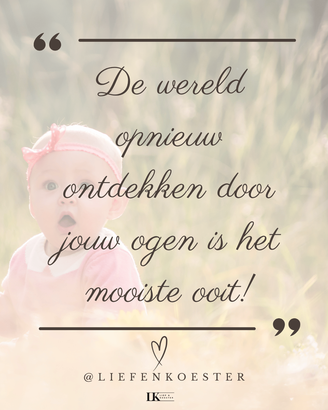 Instagram post van Lief & Koester