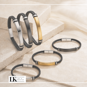 Heren armband gevlochten
