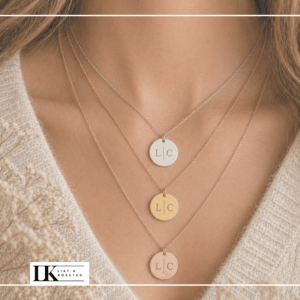 Ronde bedel ketting